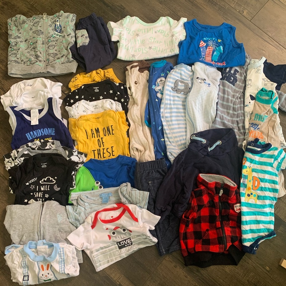 Boys bundle of 3-6 month clothes